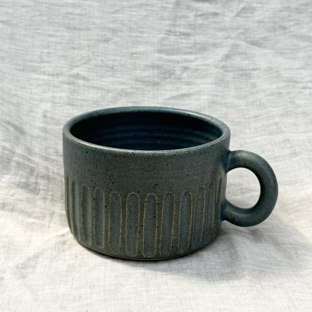 Fluted Mug 450ml / Periwinkle