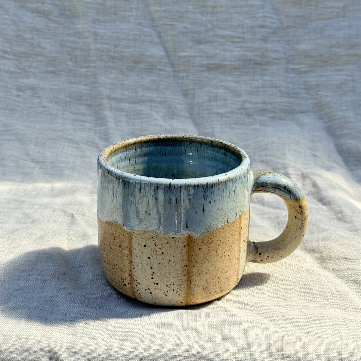 Stripe Mug 250ml / Butter Light Blue