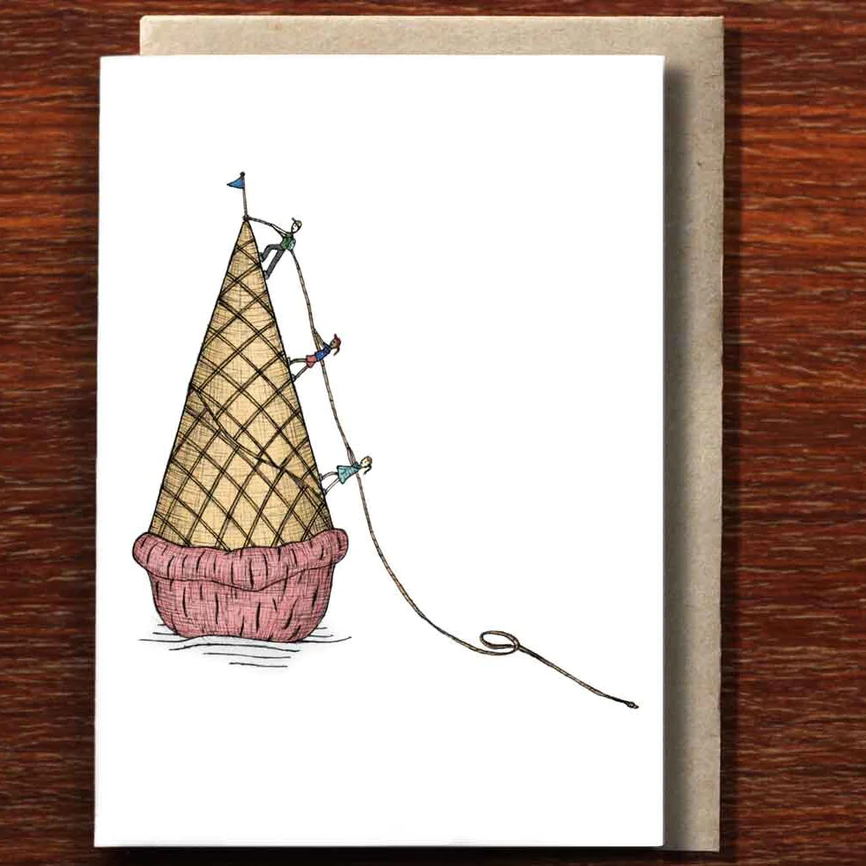 Greeting Card / Ice Cream Climbers