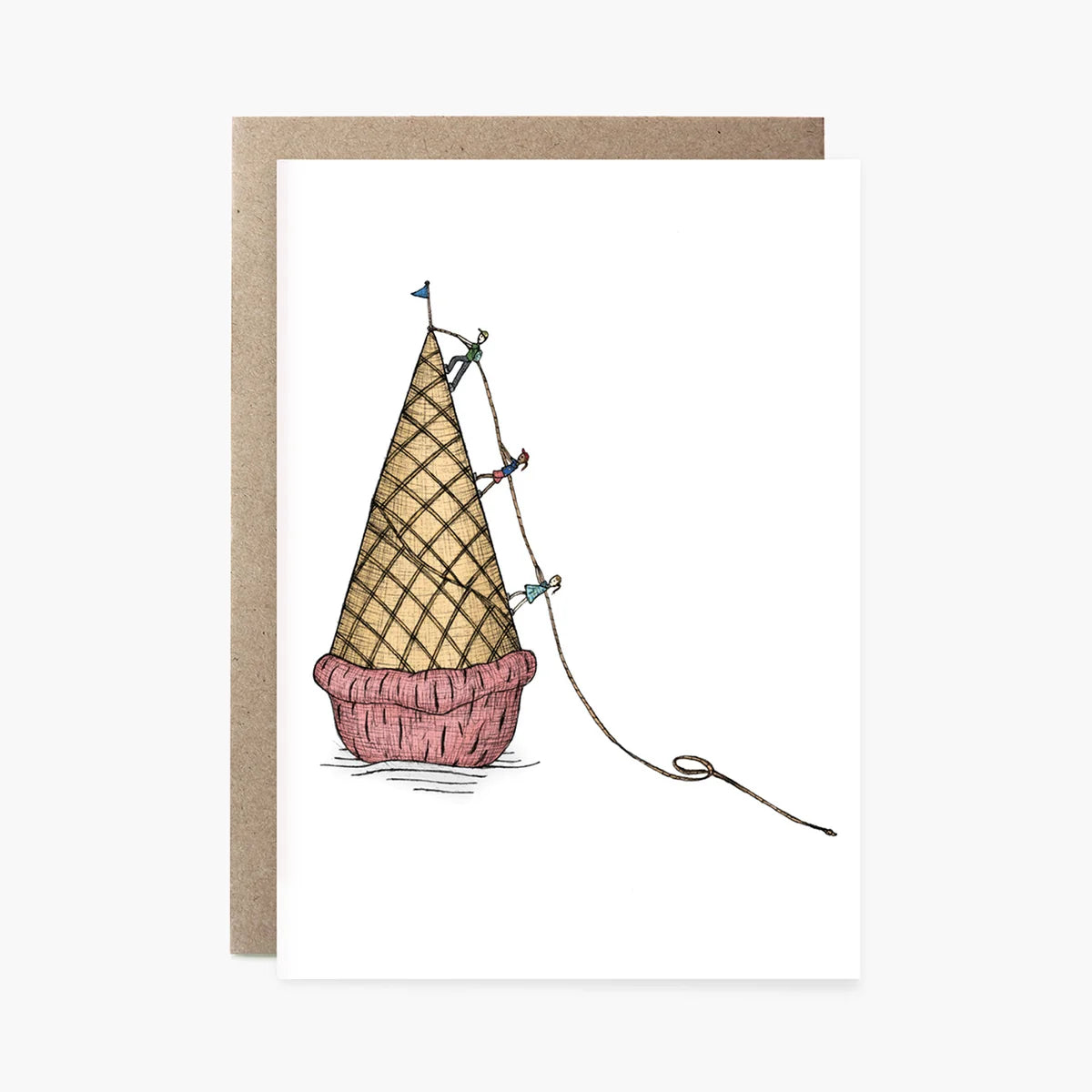 Greeting Card / Ice Cream Climbers