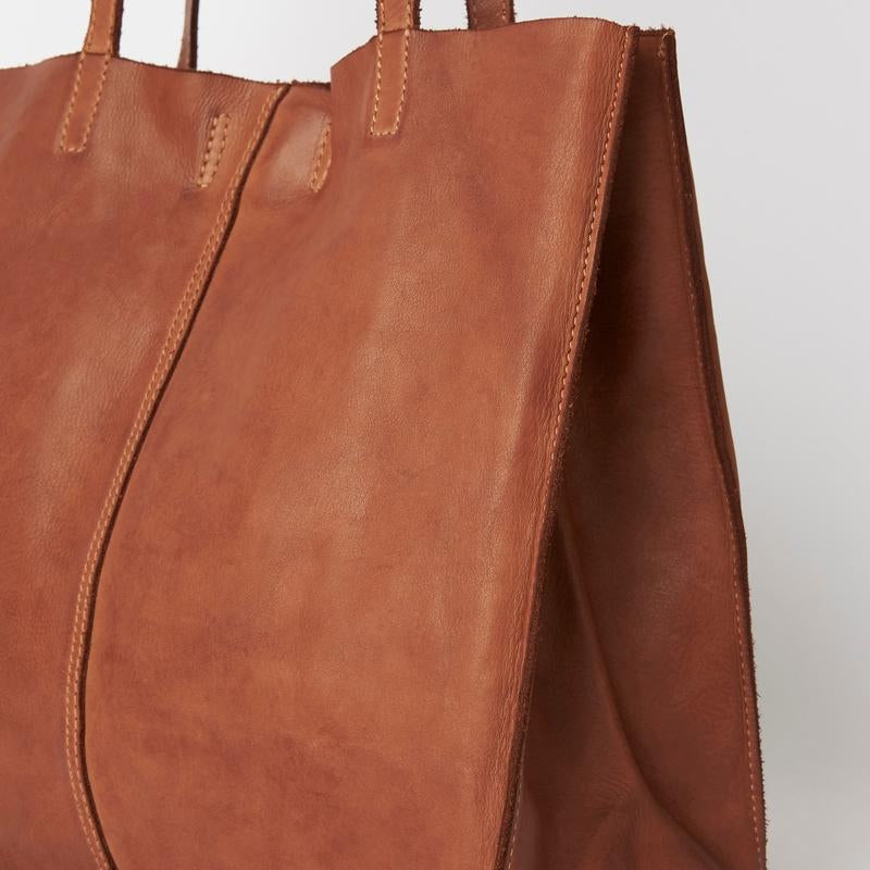 Baby Unlined Tote / Cognac