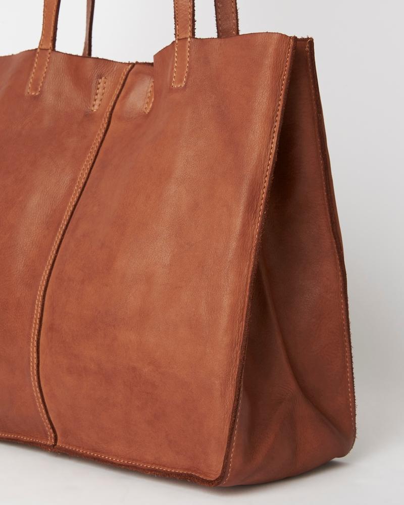 Baby Unlined Tote / Cognac