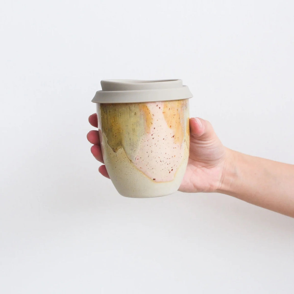 Reusable Takeaway Cup Large / Earthy Retro