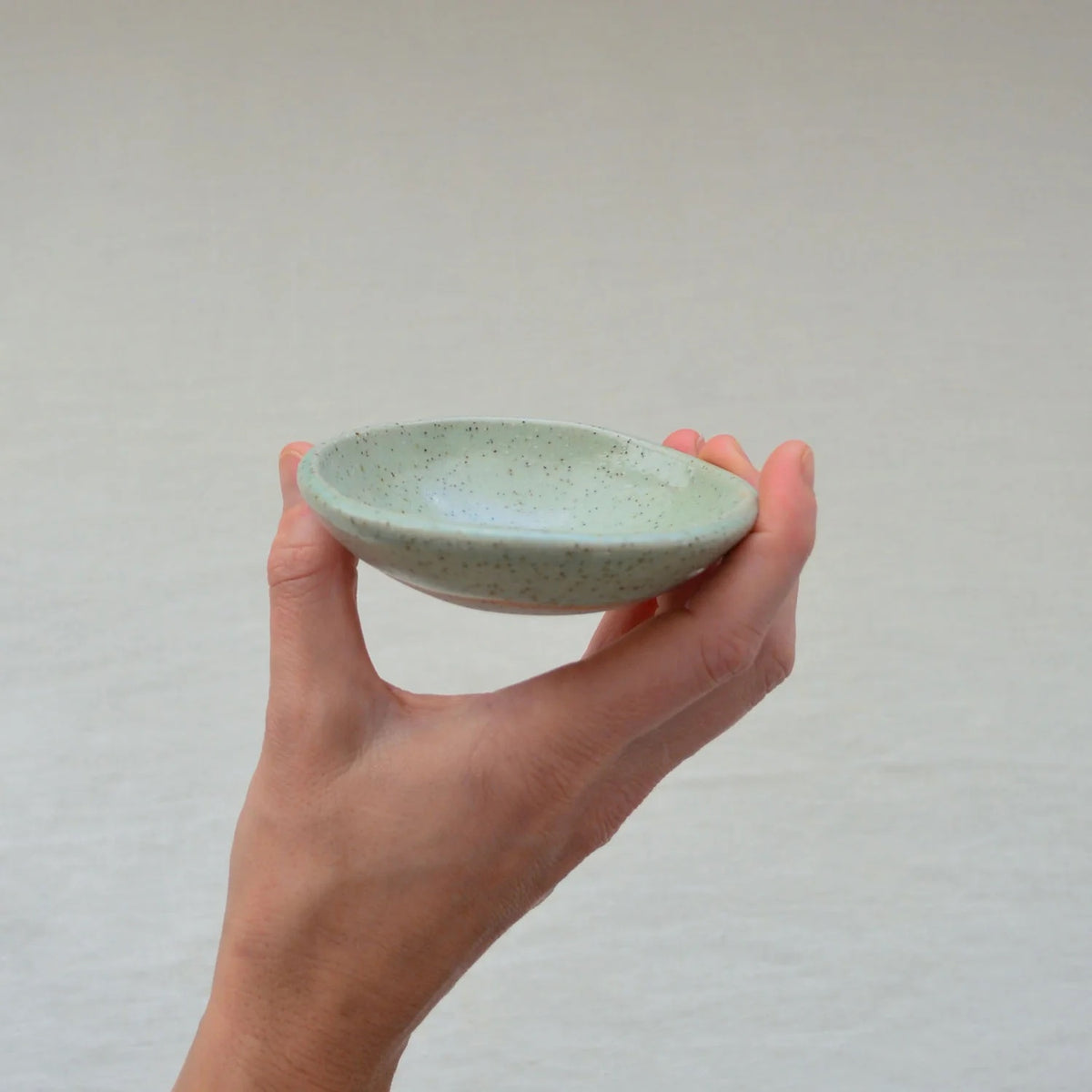 Small Pebble Soap Dish / Evergreen