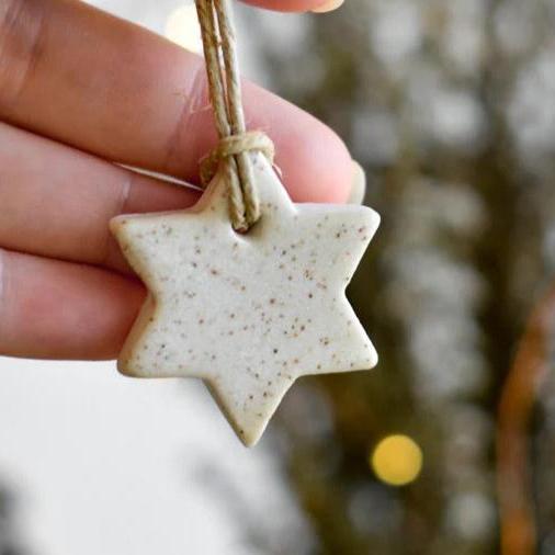 Ceramic Star Ornament Small / Haven