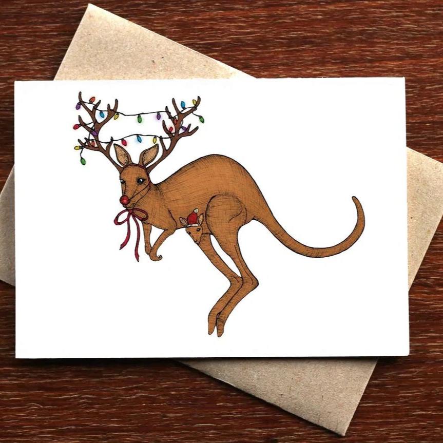 Christmas Card / Kangaroo Christmas
