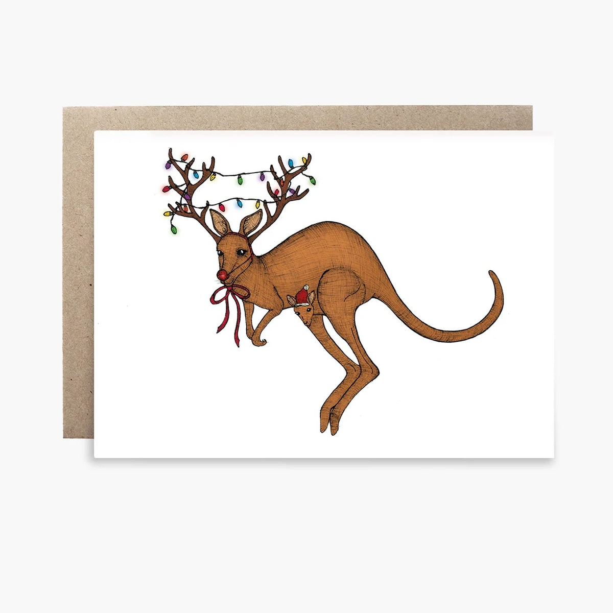 Christmas Card / Kangaroo Christmas