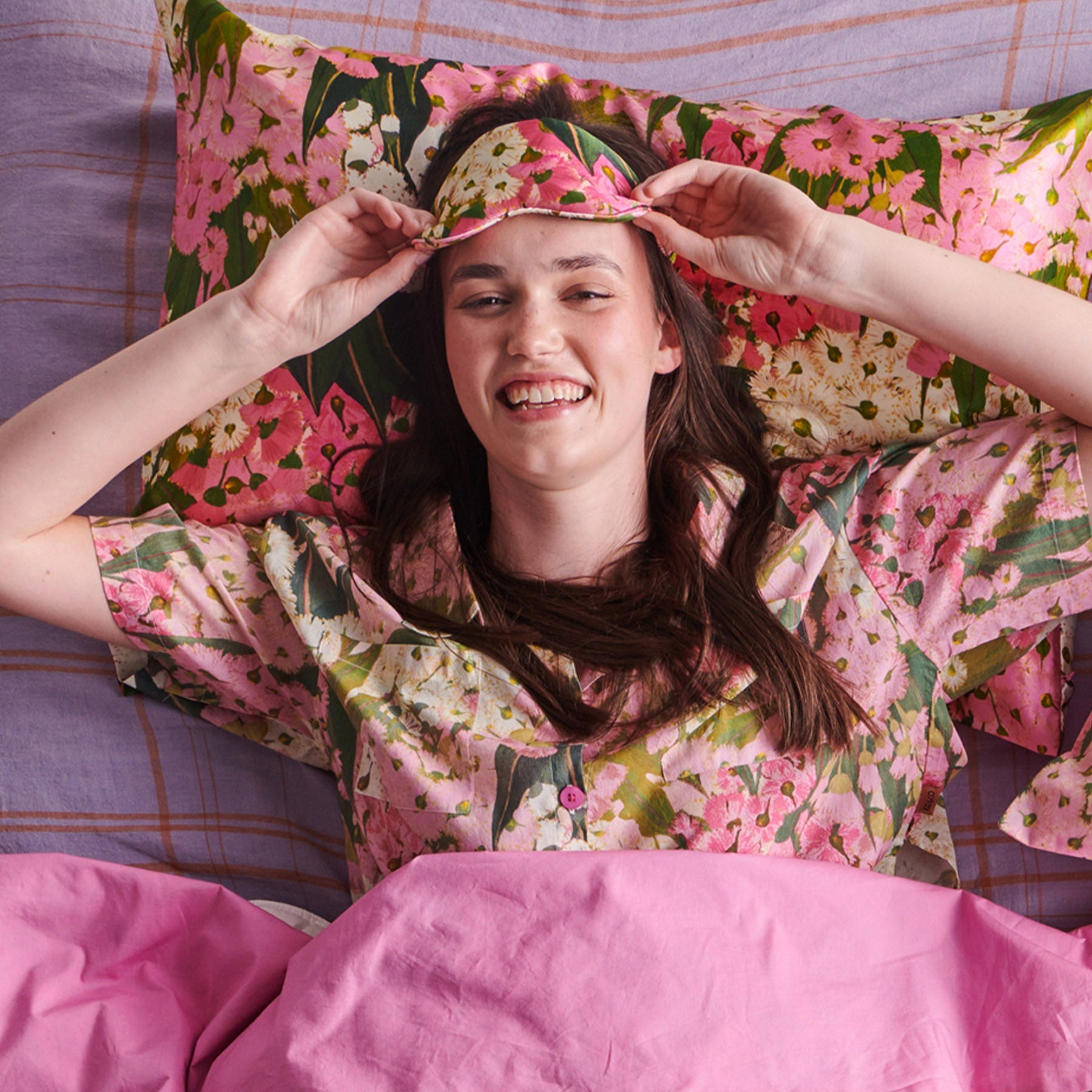 Bush Blossom Silk Eye Mask