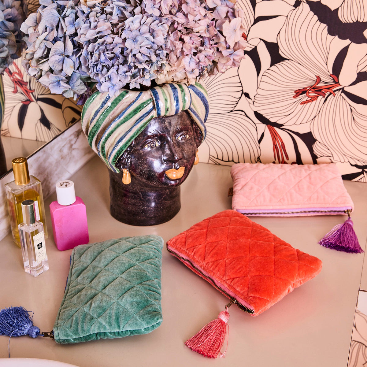 Seabed Velvet Cosmetics Purse