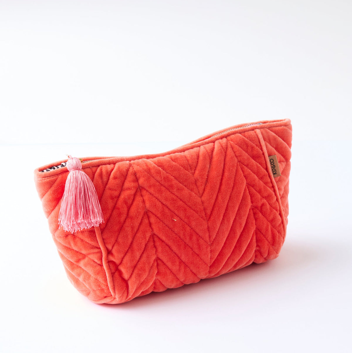 Poppy Queen Velvet Toiletry Bag