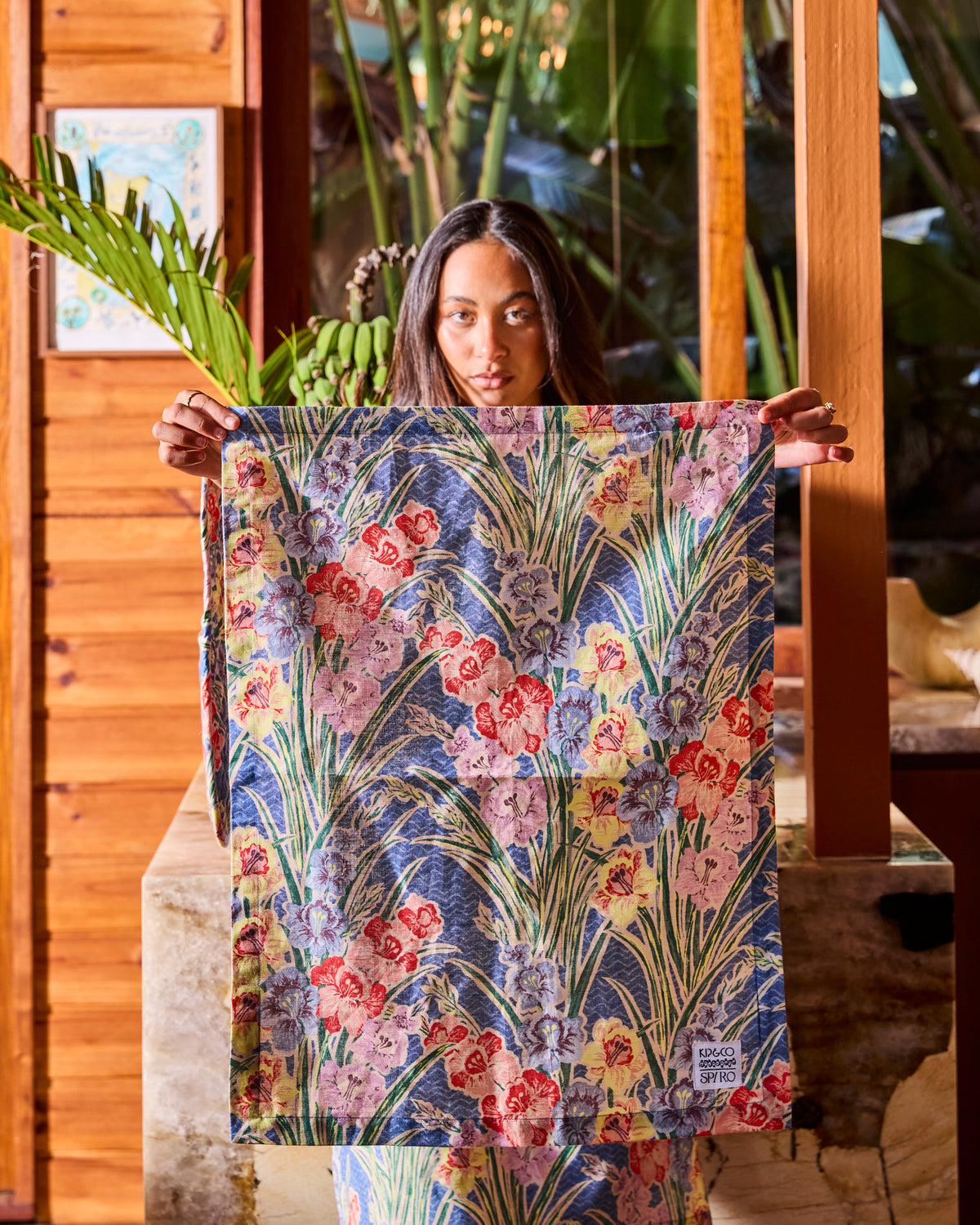 Anna Spiro Gladiolus Tea Towel