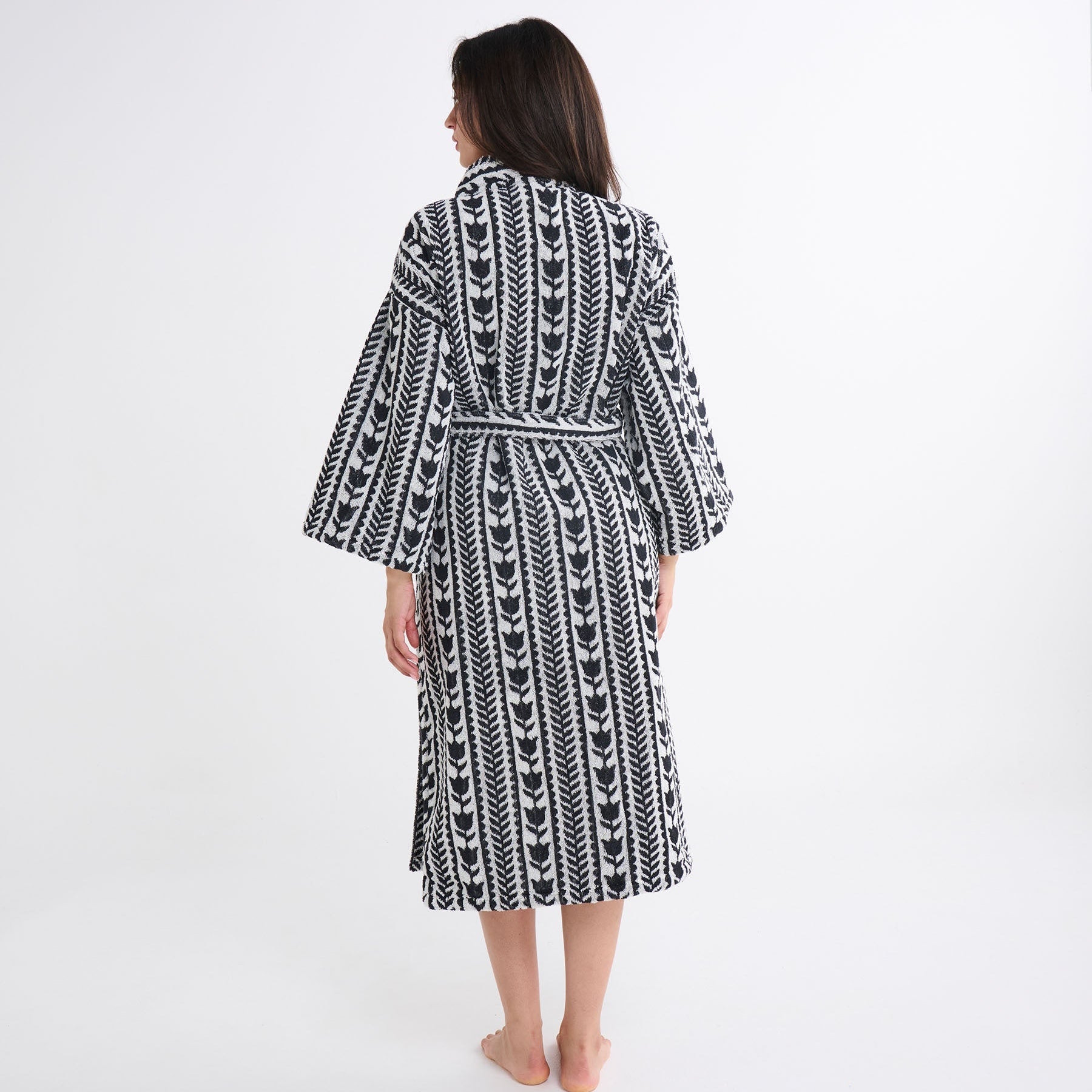 Flower Chain Terry Bath Robe