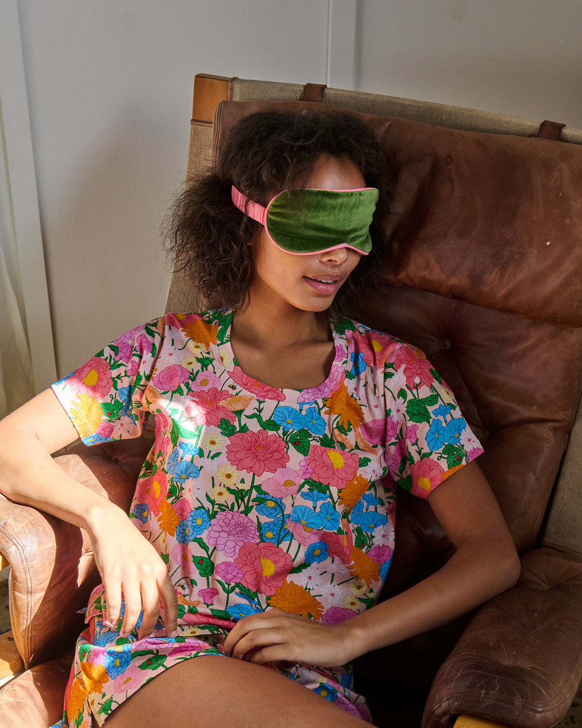 Moss Velvet Eye Mask