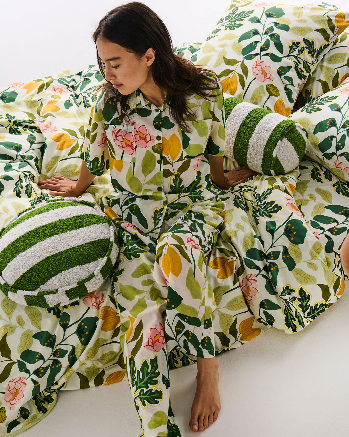 Wander Cotton Shirt &amp; Pant Pyjama Set