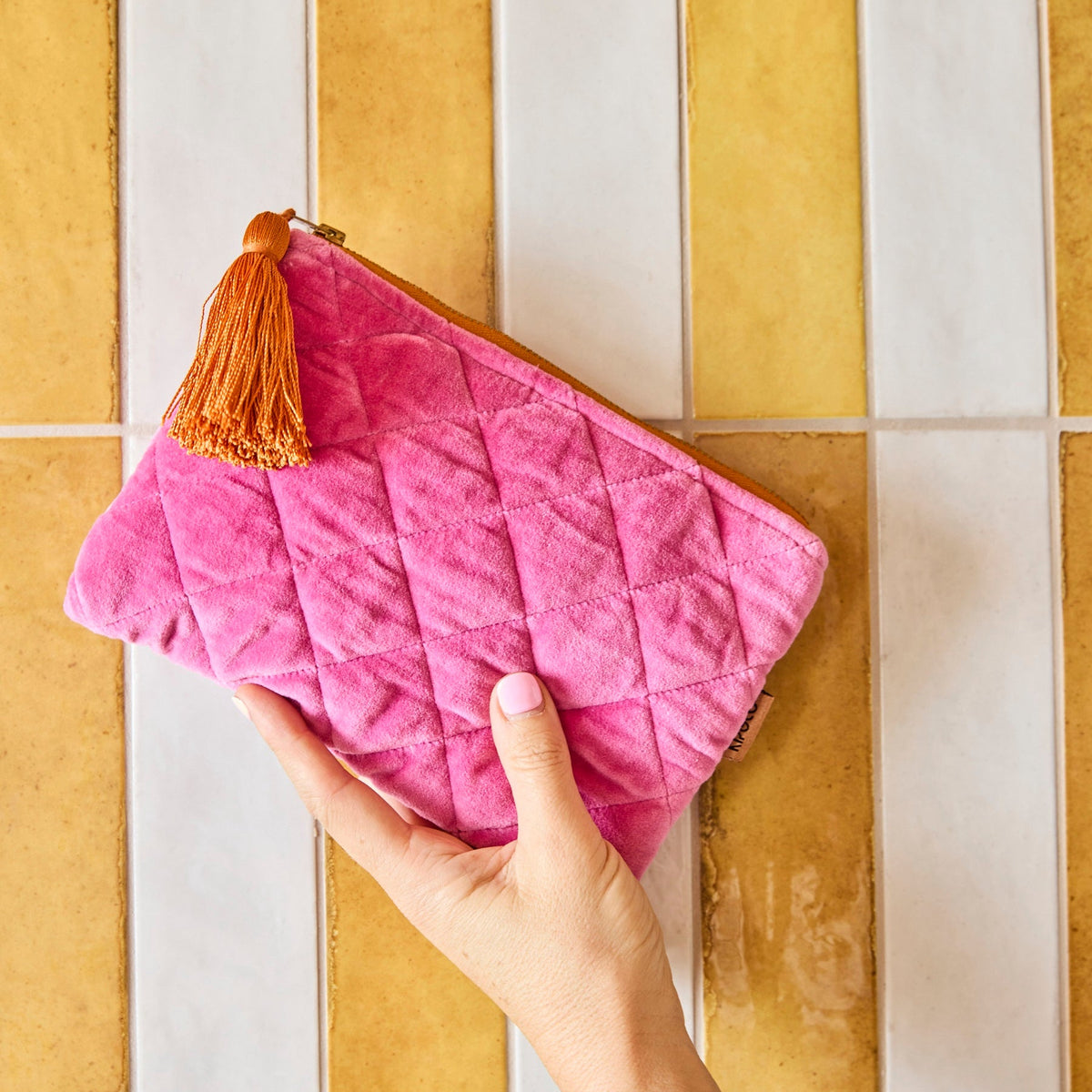 Pink Velvet Cosmetics Purse