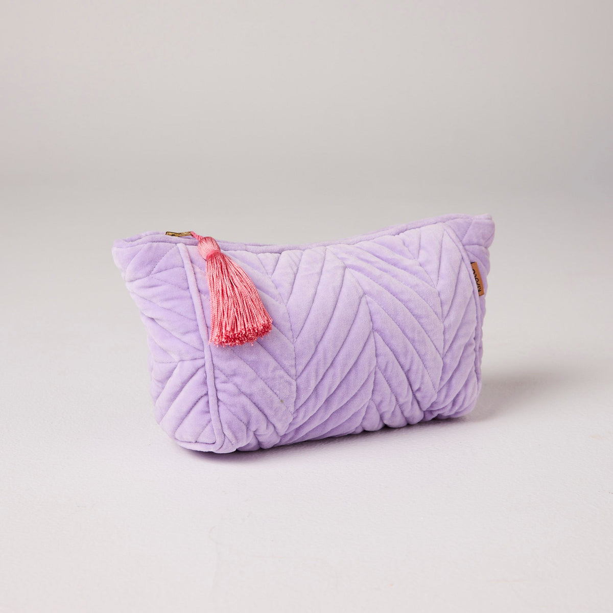 Lilac Velvet Toiletry Bag