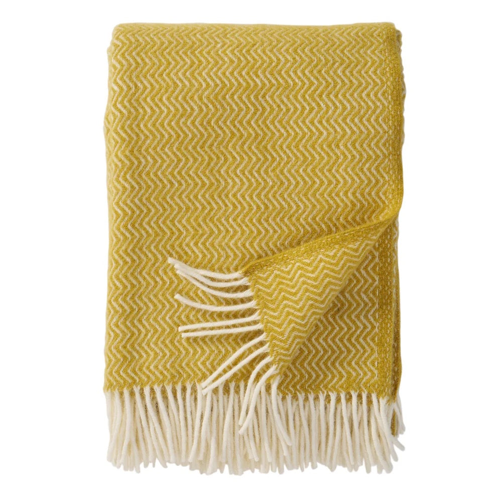 Sorbet Wool Throw / Banana