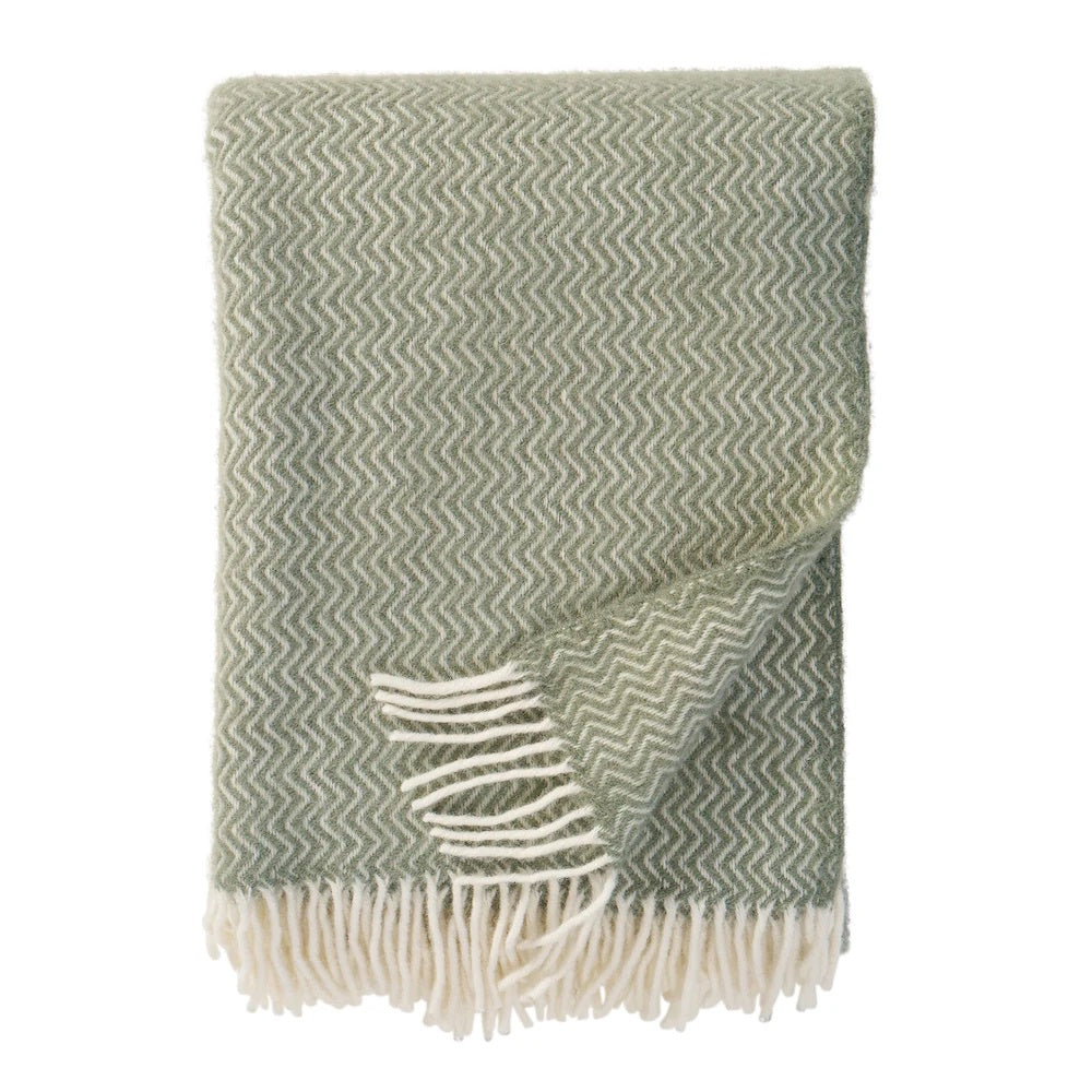 Sorbet Wool Throw / Pistachio