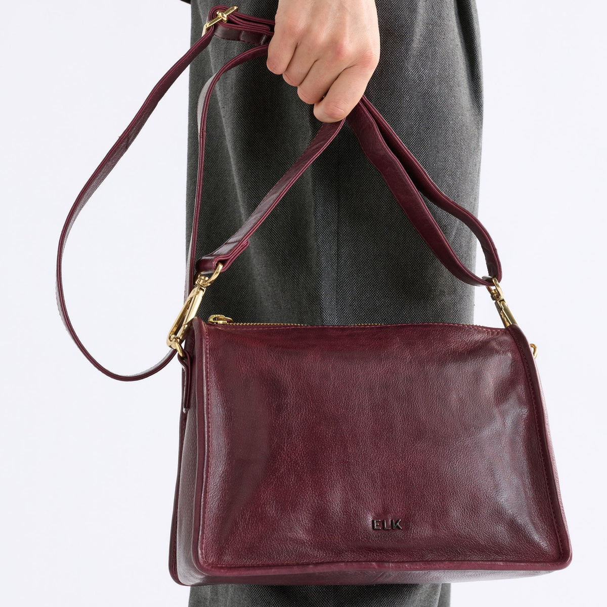 Halben Crossbody Bag / Bordeaux