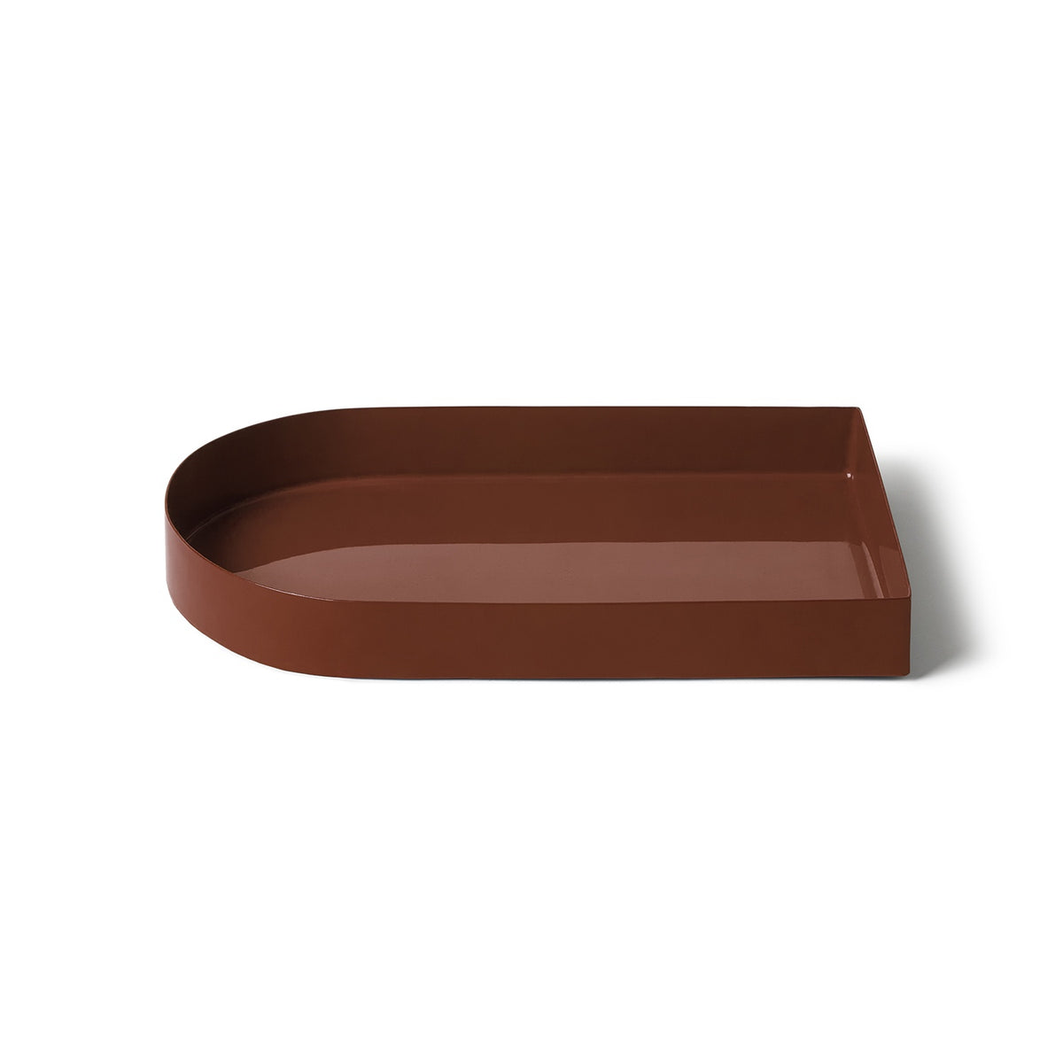 Arc Tray / Red Ochre