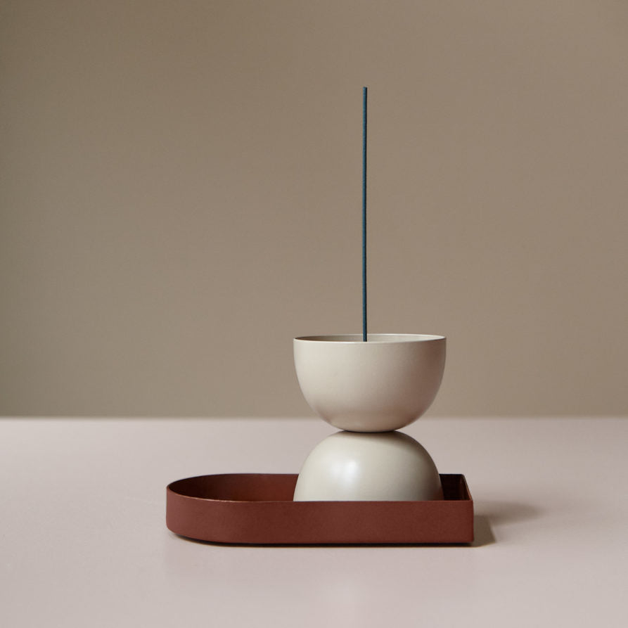 Arc Tray / Red Ochre