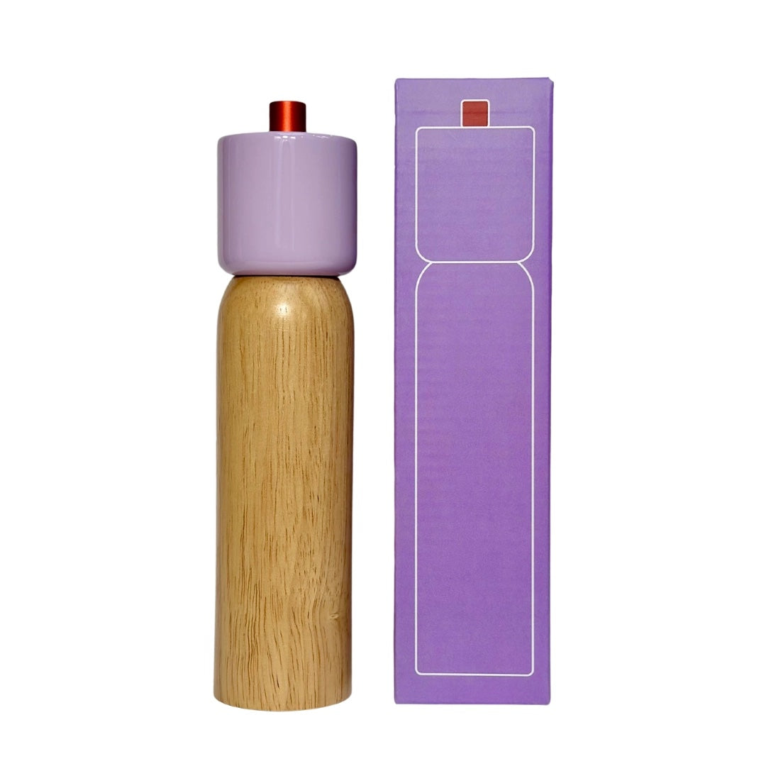 Salt & Pepper Grinder / Lilac & Red