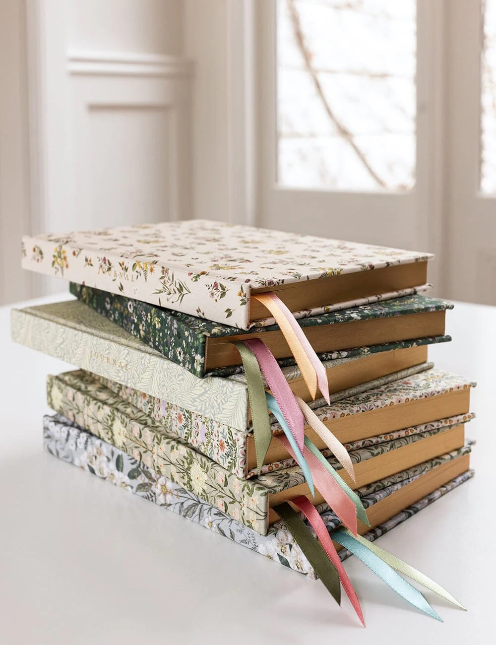 Linen Bound Journal / Summer Perennials