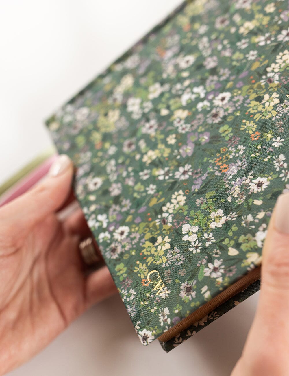 Linen Bound Journal / Summer Perennials