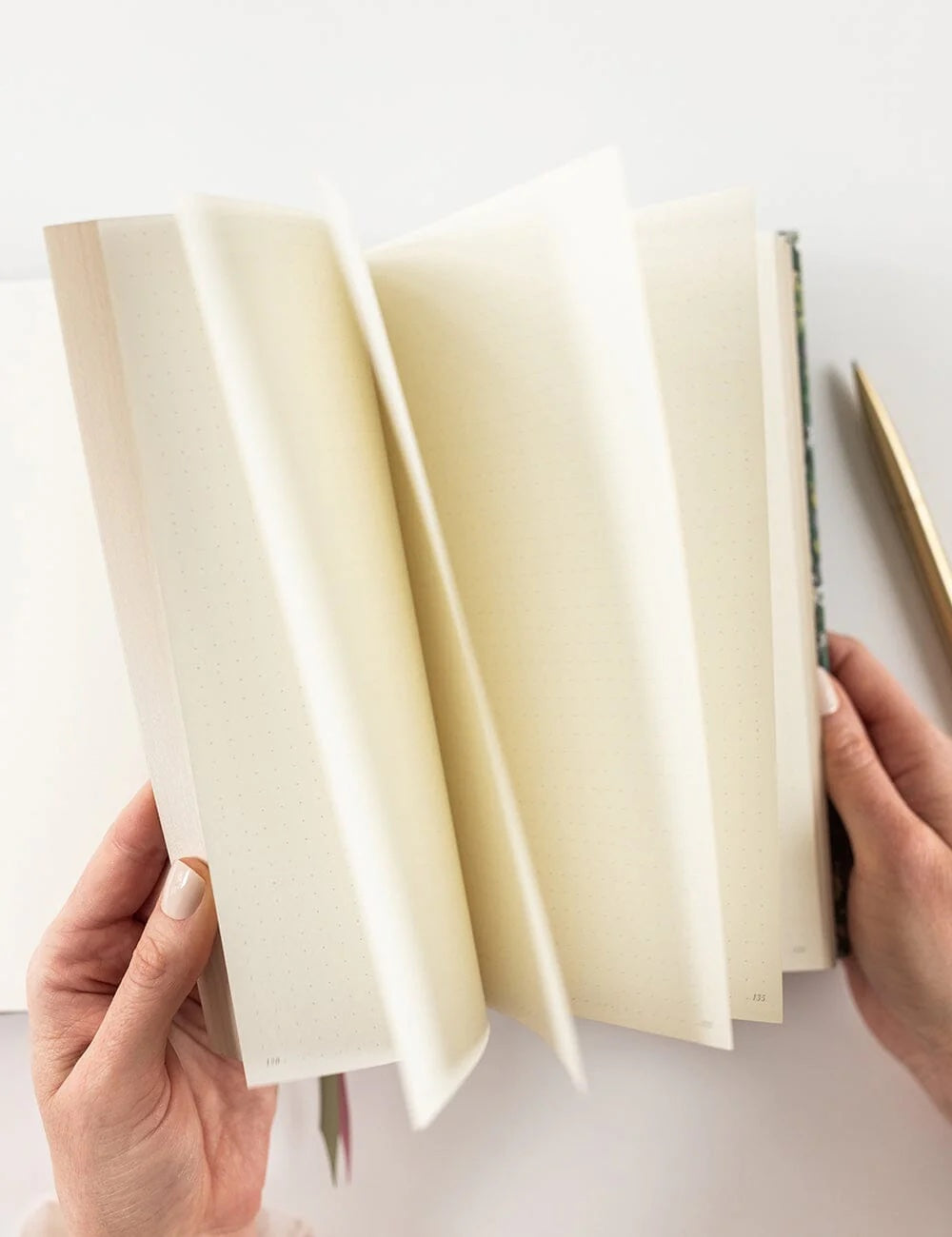 Linen Bound Journal / Summer Perennials