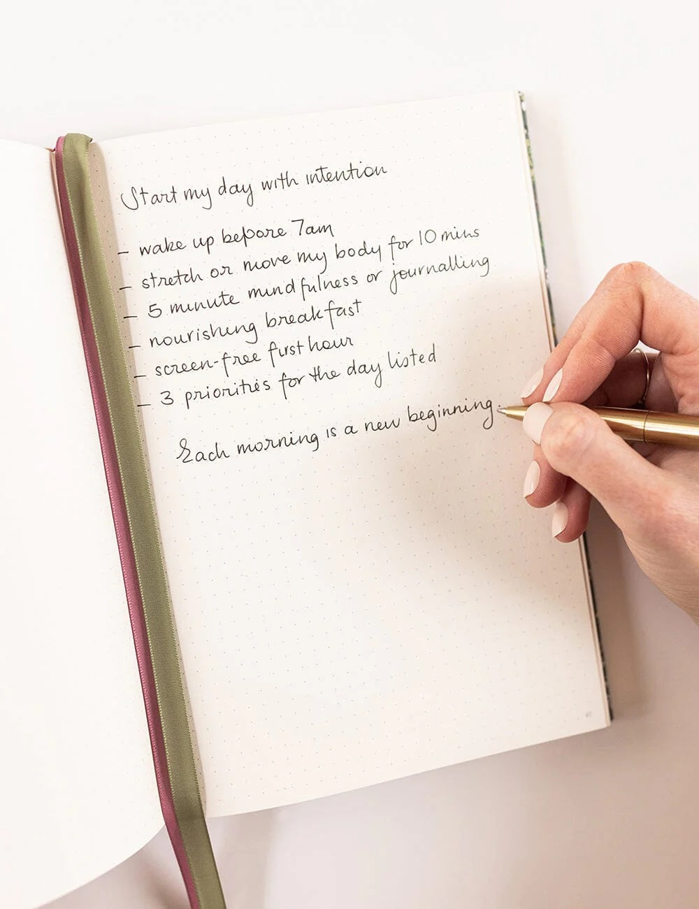 Linen Bound Journal / Summer Perennials