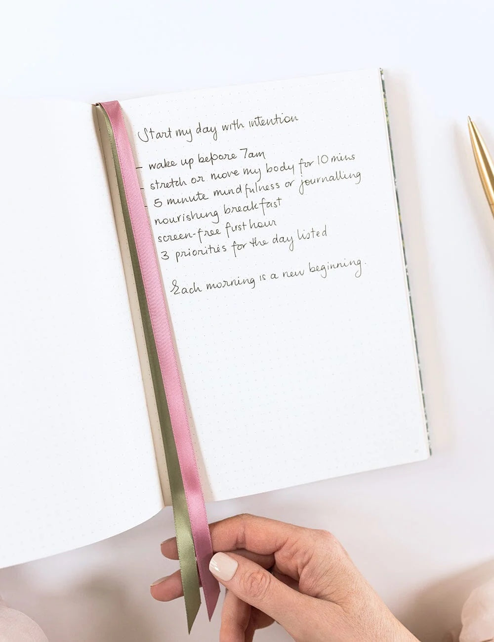 Linen Bound Journal / Summer Perennials