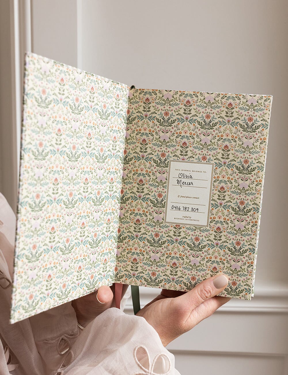 Linen Bound Journal / Bramblefloss