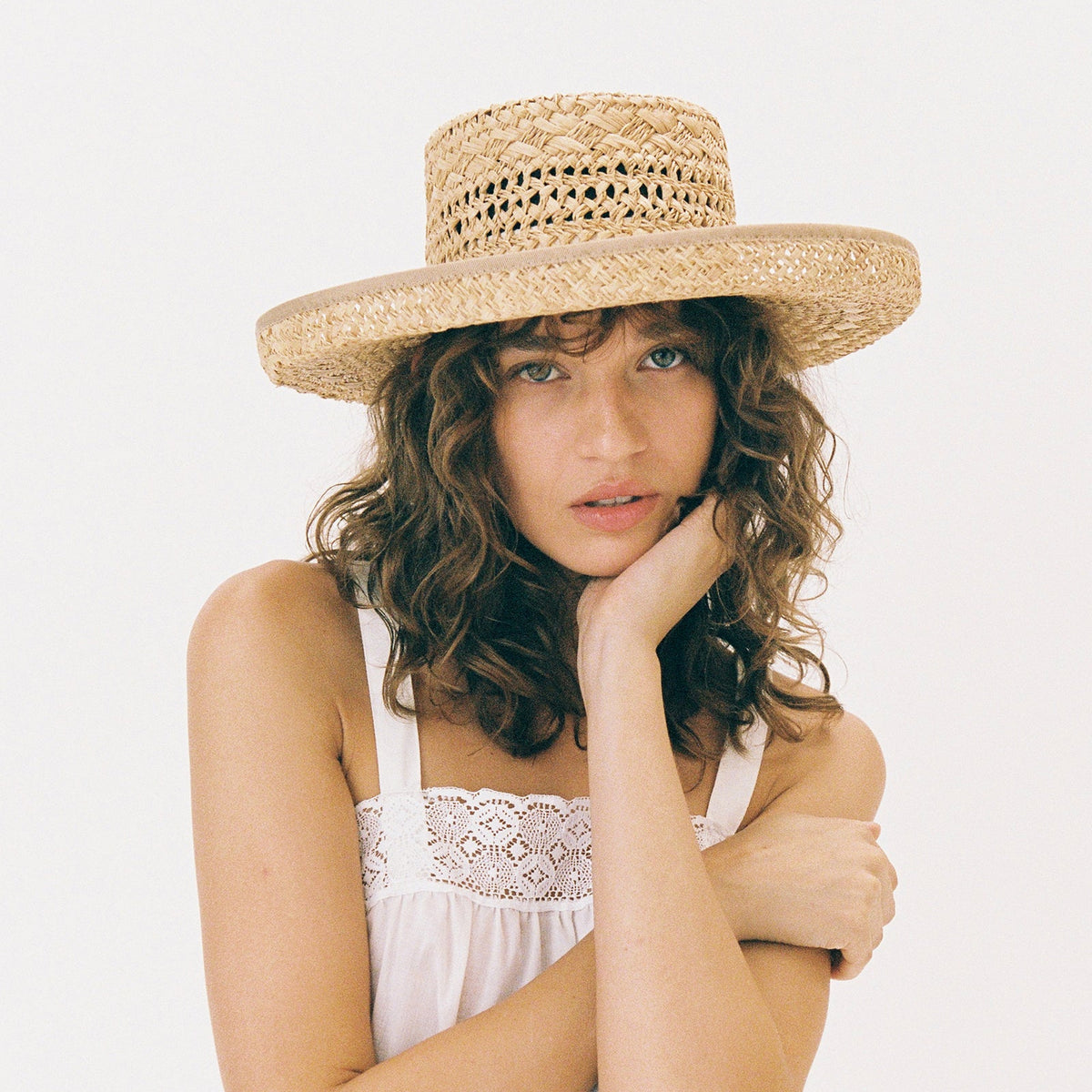 Lawson Boater / Raffia