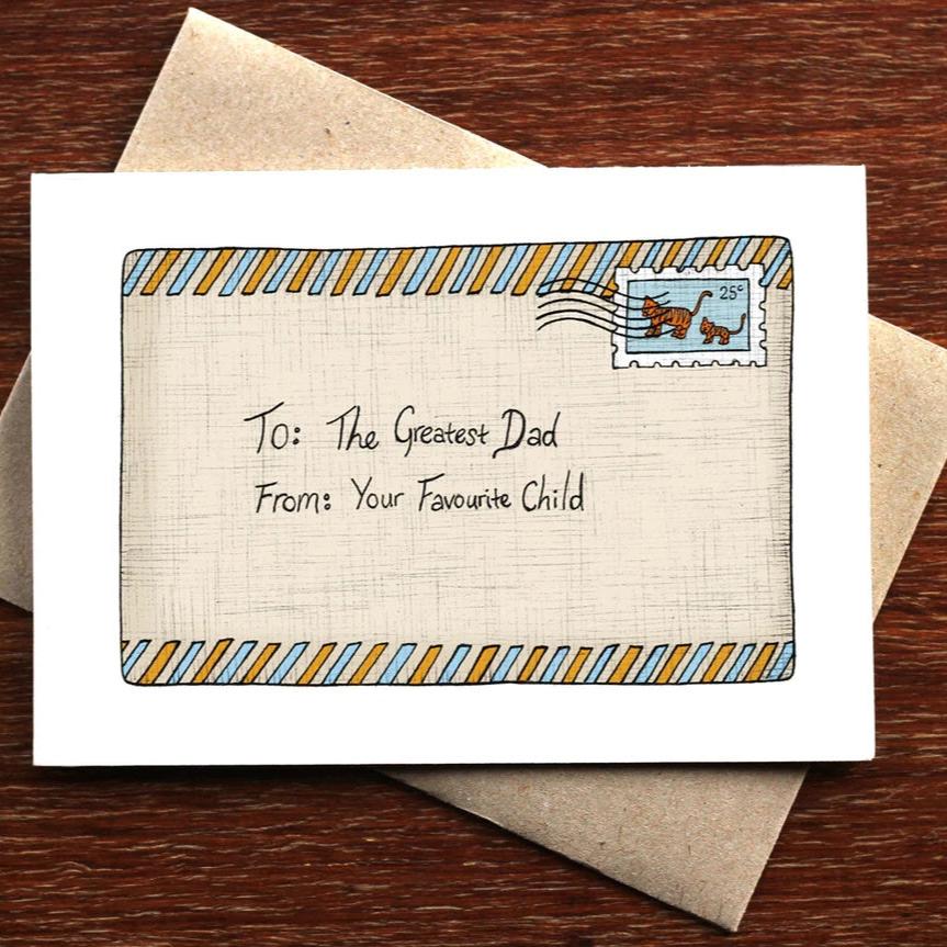 Greeting Card / Letter For Dad
