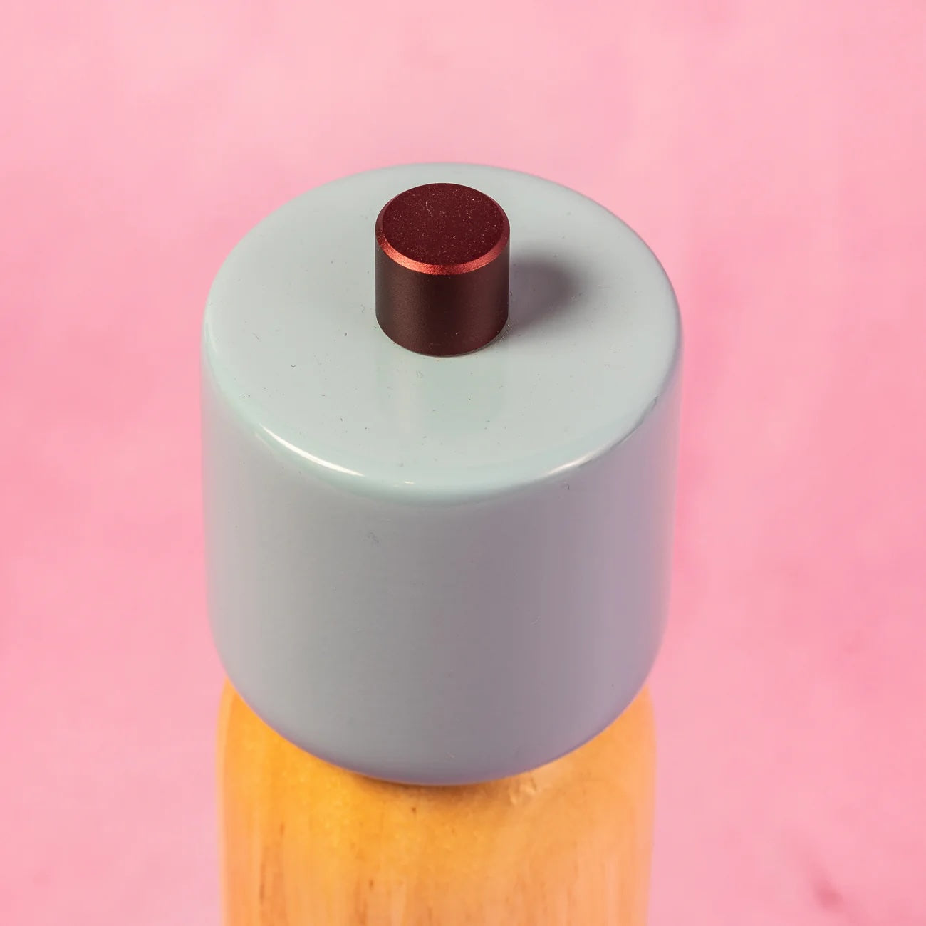 Salt & Pepper Grinder / Light Blue & Burgundy