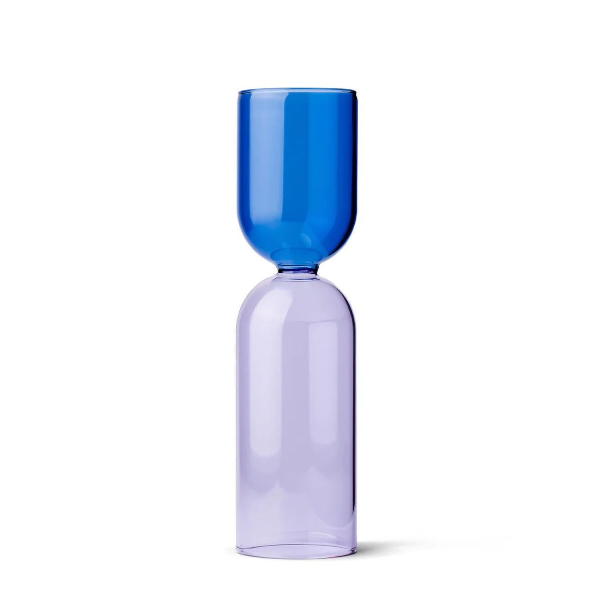 Double Bubble Vase / Lilac &amp; Cobalt