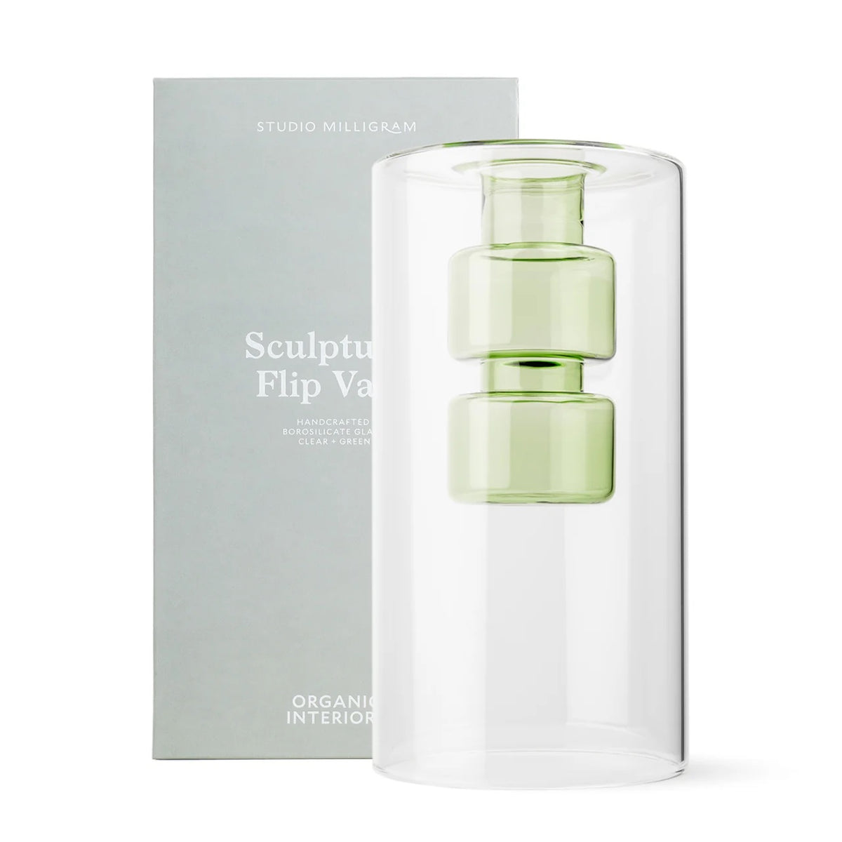 Sculptural Vase / Green