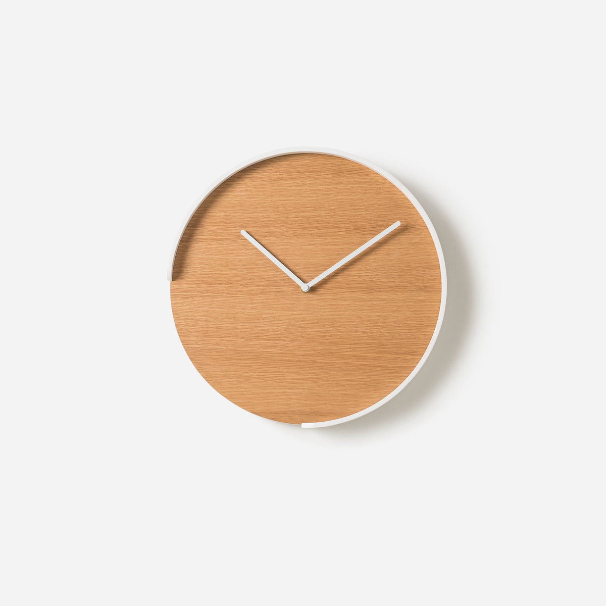 Segment Clock / White