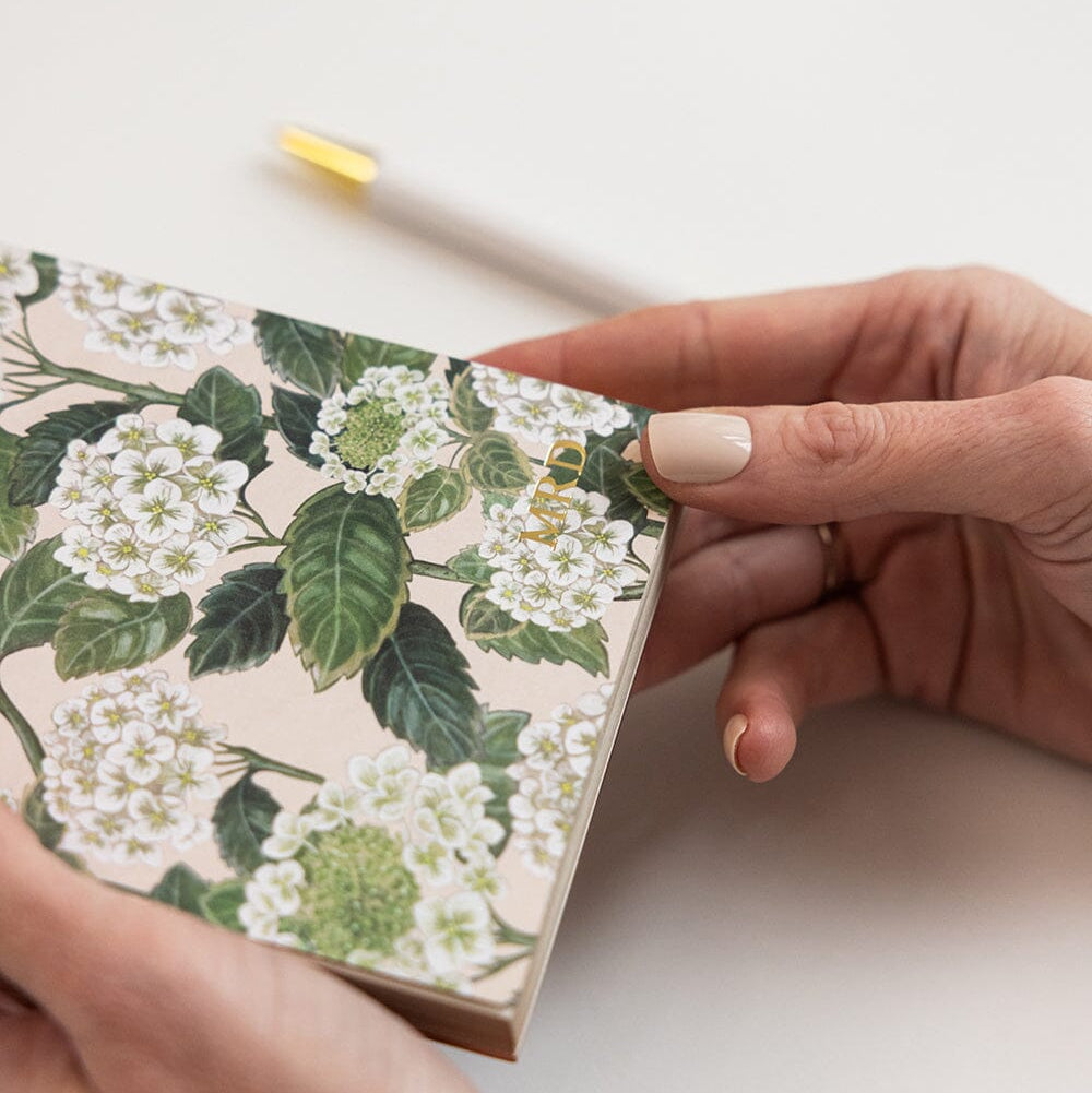 Hydrangeas Notepad Mini Jotter