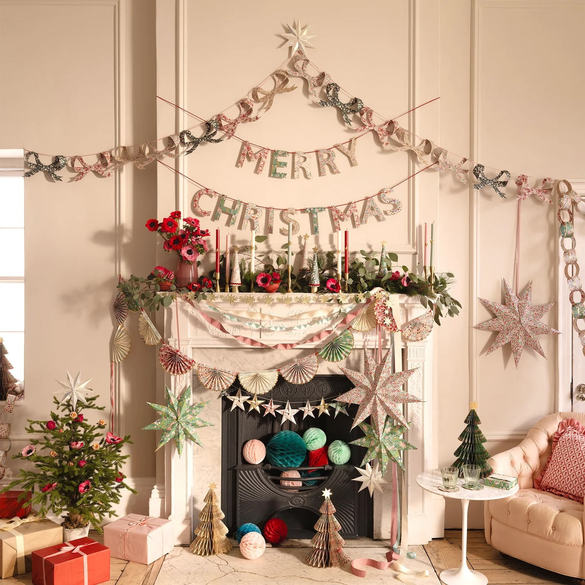 Meri Meri x Liberty Star Decorations
