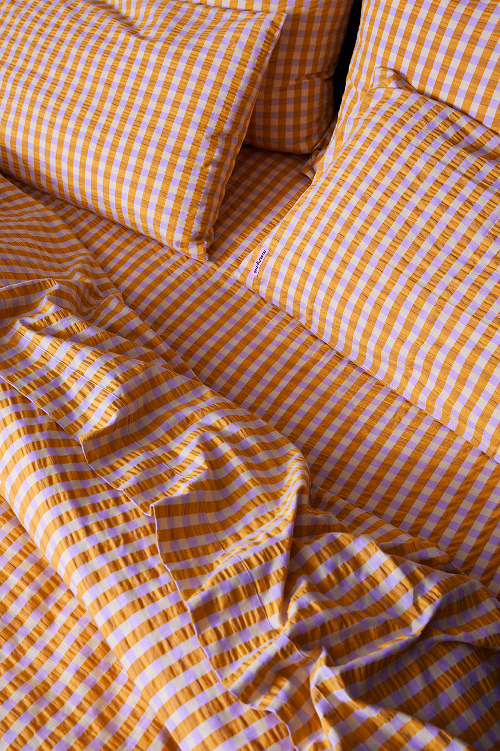 Mango Seersucker Flat Sheet