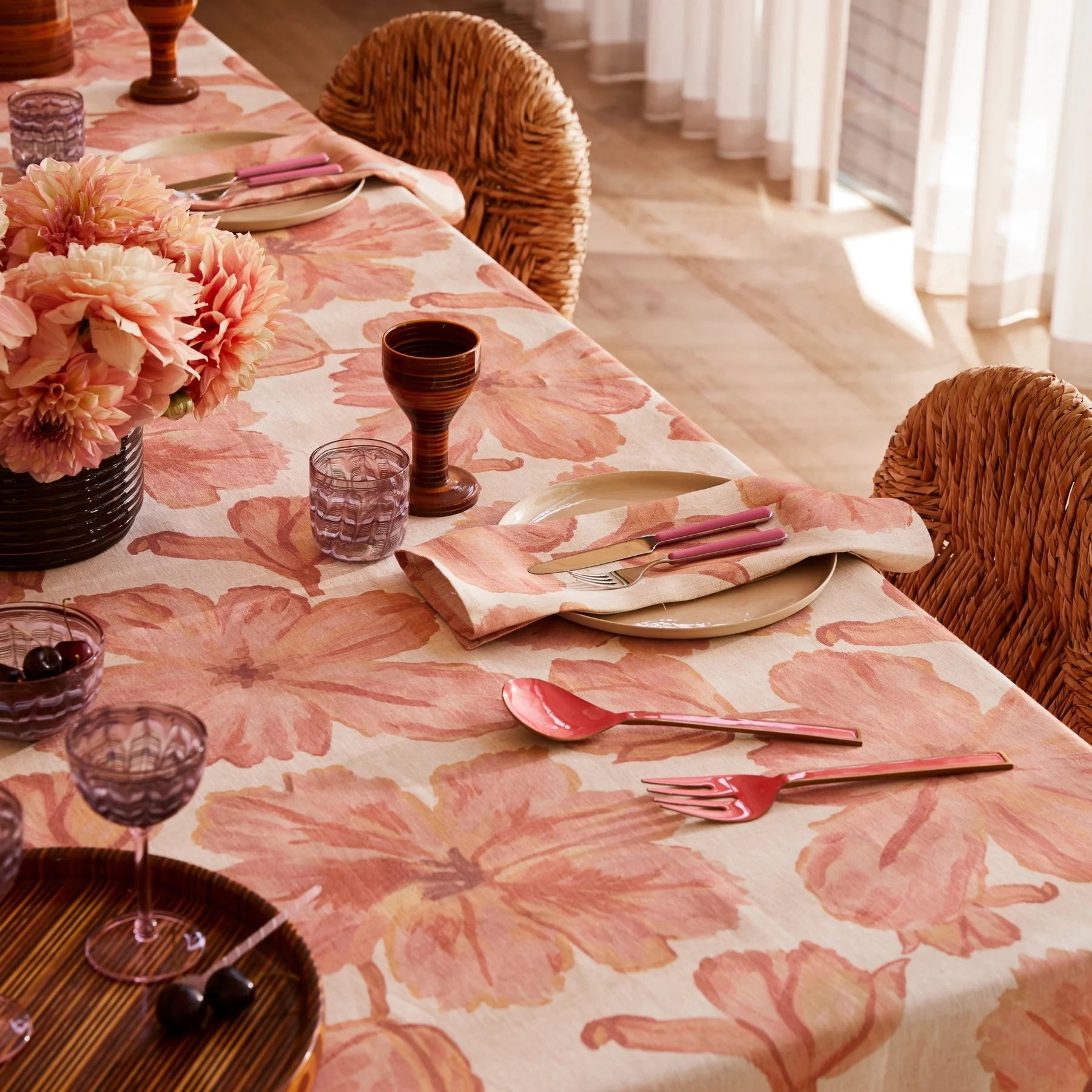 Tulip Pale Pink Napkins
