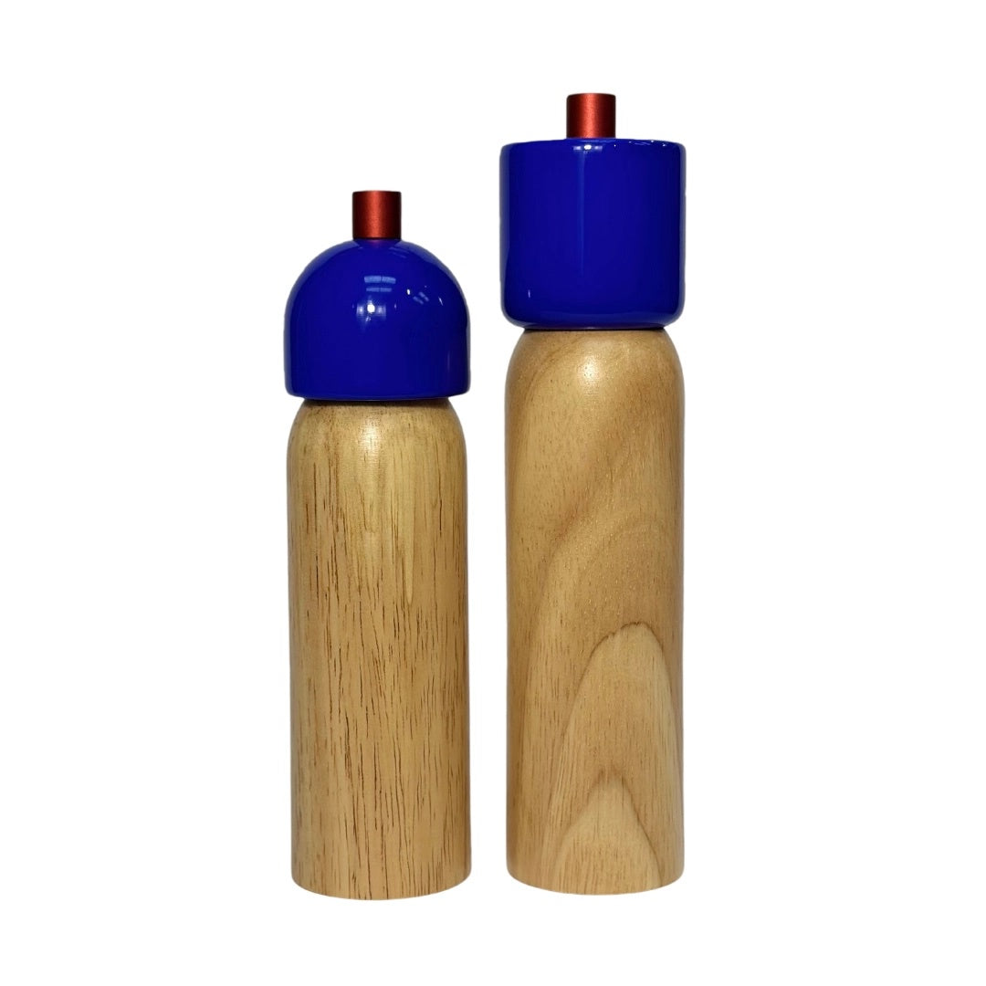 Salt & Pepper Grinder / Navy & Red