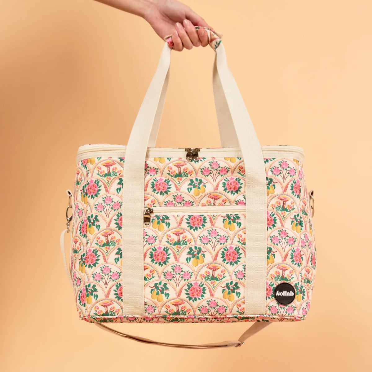 Needlepoint Garden Picnic Bag