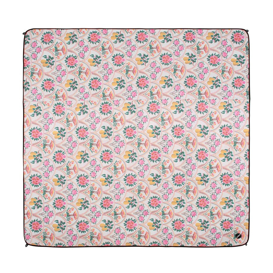 Needlepoint Garden Picnic Mat