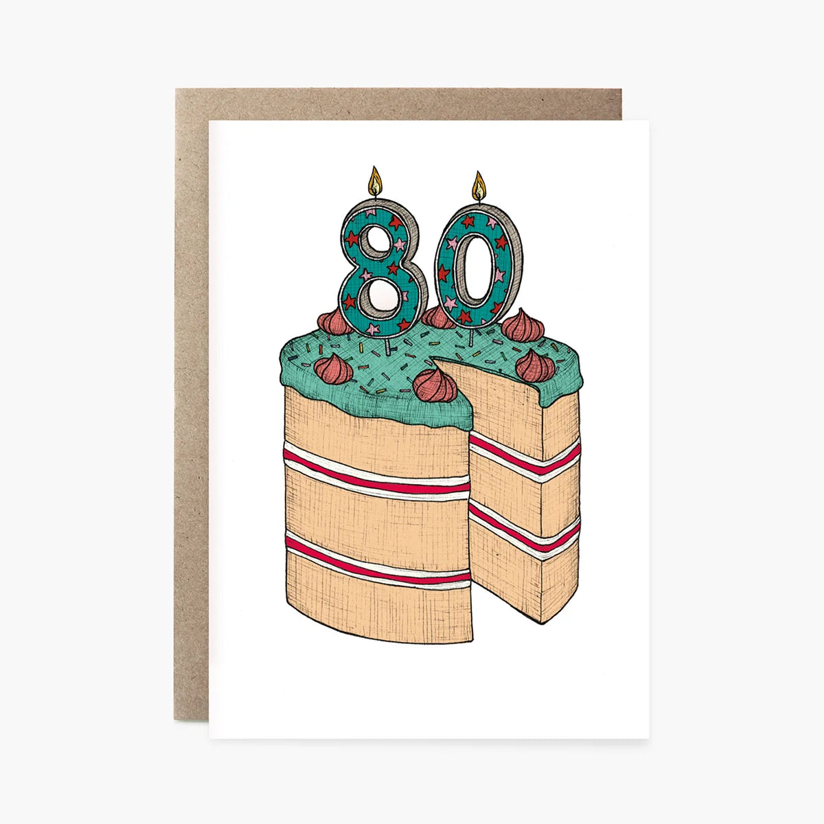 Greeting Card / 80th Birthday