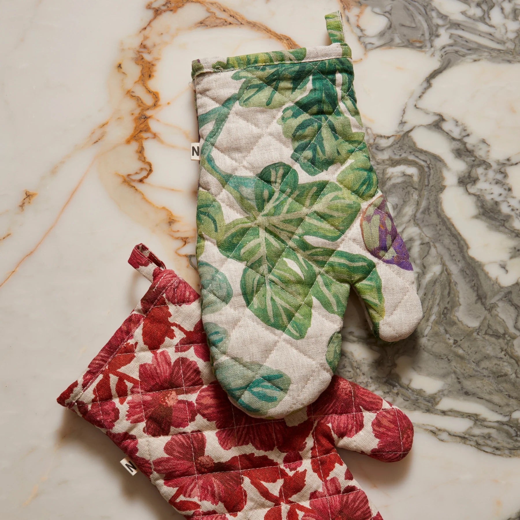Figgy Green Oven Mitt