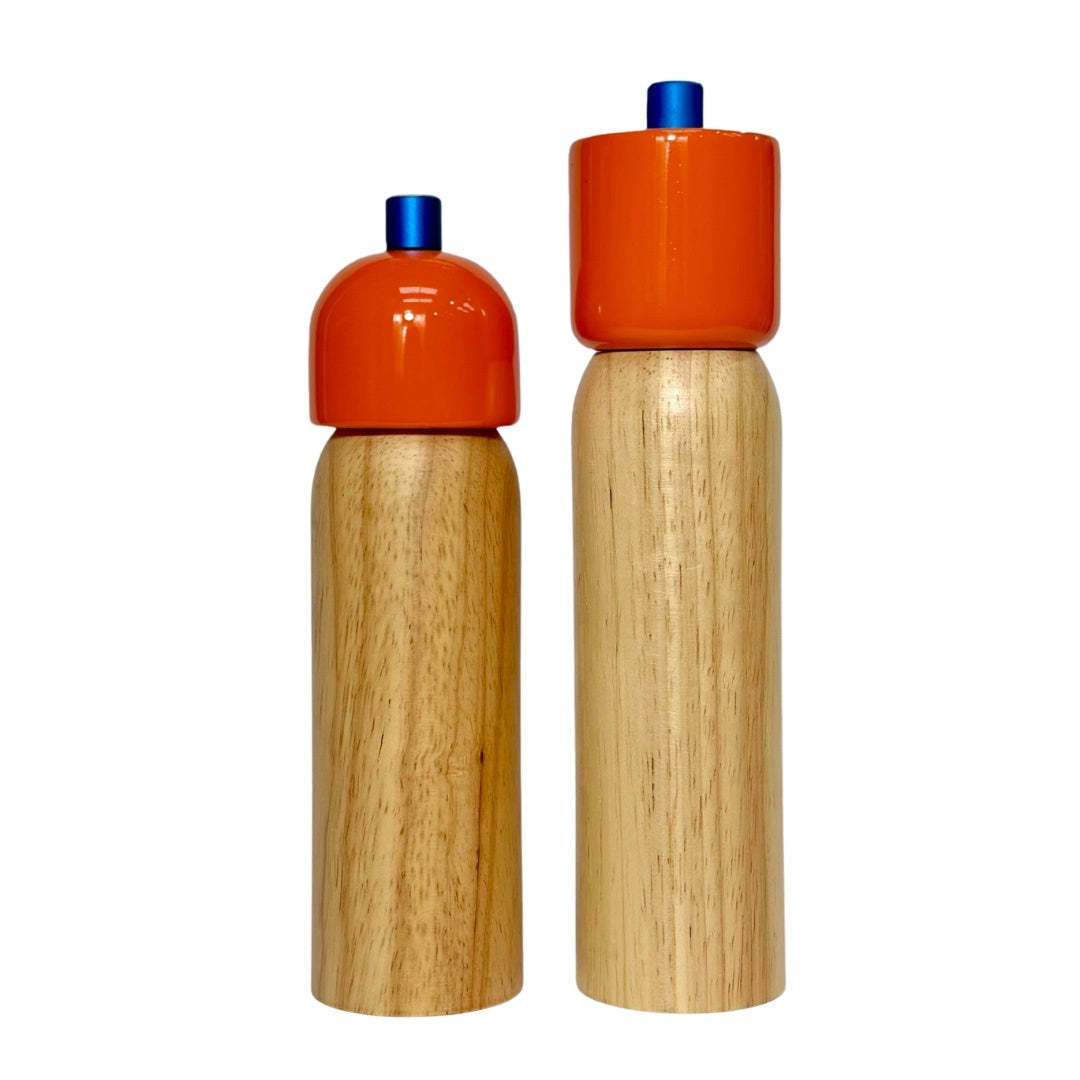 Salt & Pepper Grinder / Orange & Blue