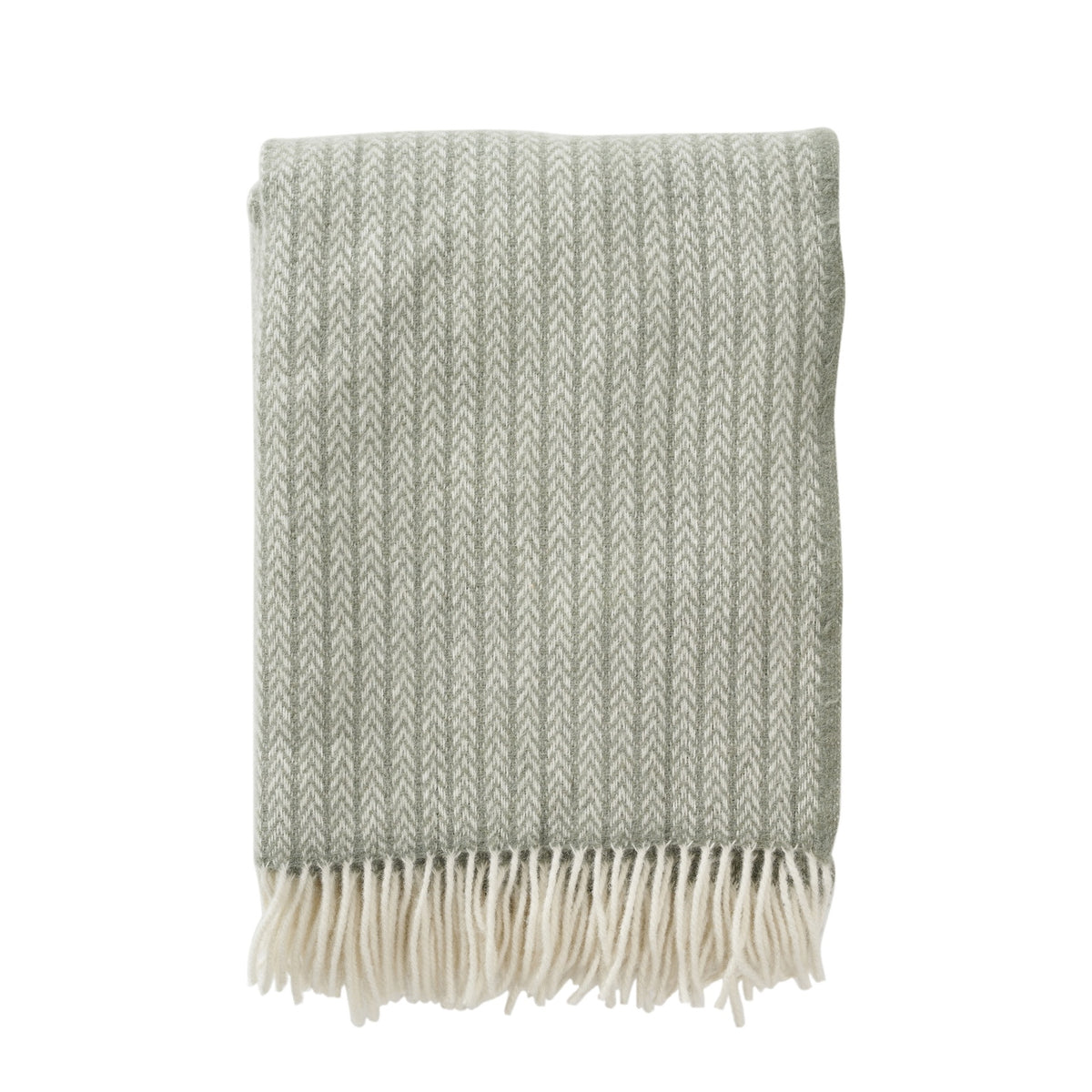 Otis Wool Throw / Dusty Green