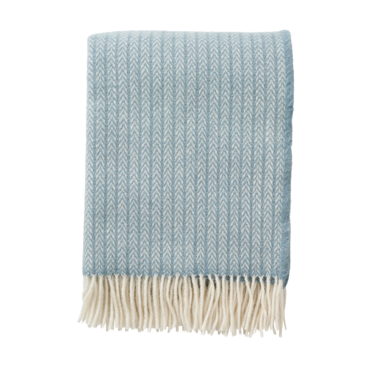 Otis Wool Throw / Sky Blue